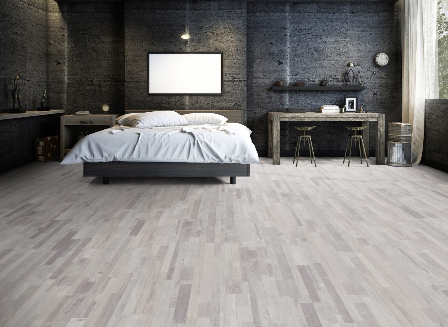 F15 Eg Mix Kontrastbeige 3 stav planke