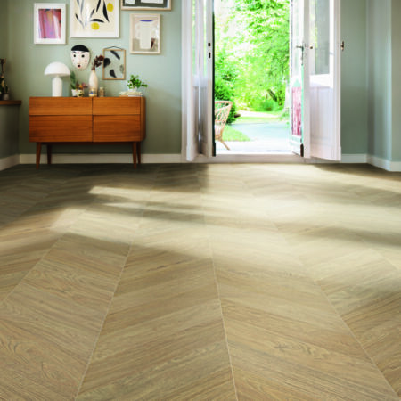Sildeben Laminatgulv Chevron Eg Puro