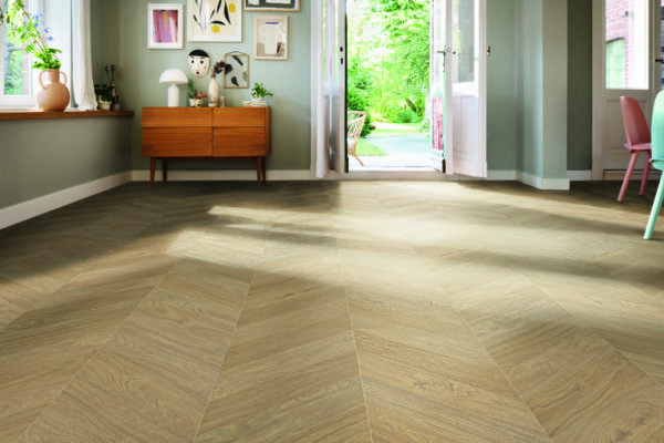Sildeben Laminatgulv Chevron Eg Puro