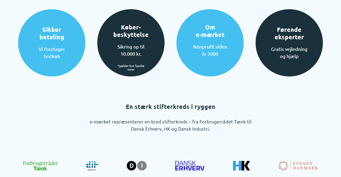 e mærket